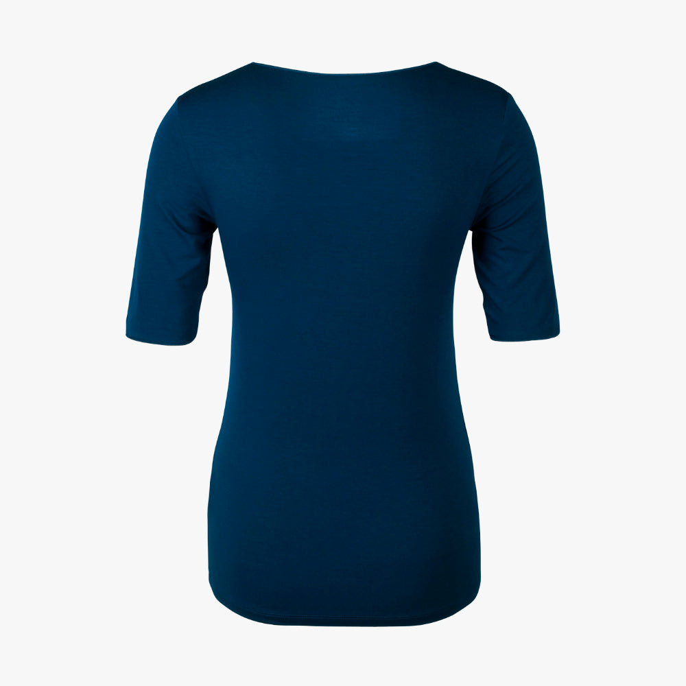 1/2 RH-Shirt uni | blau