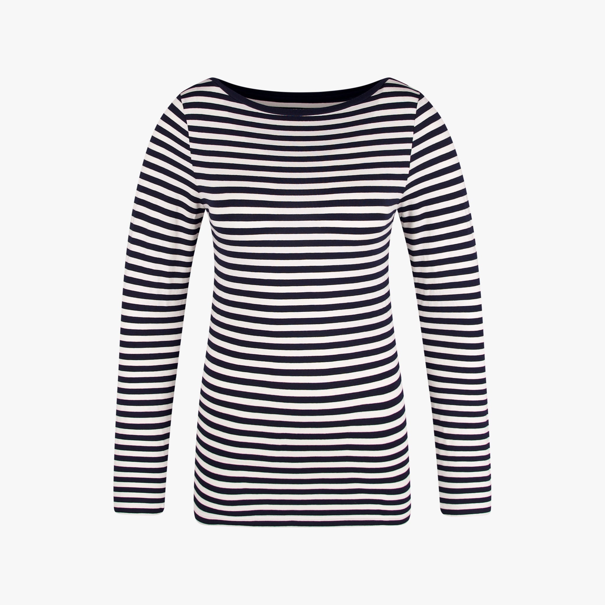Majestic Ringelshirt | blau-weiß