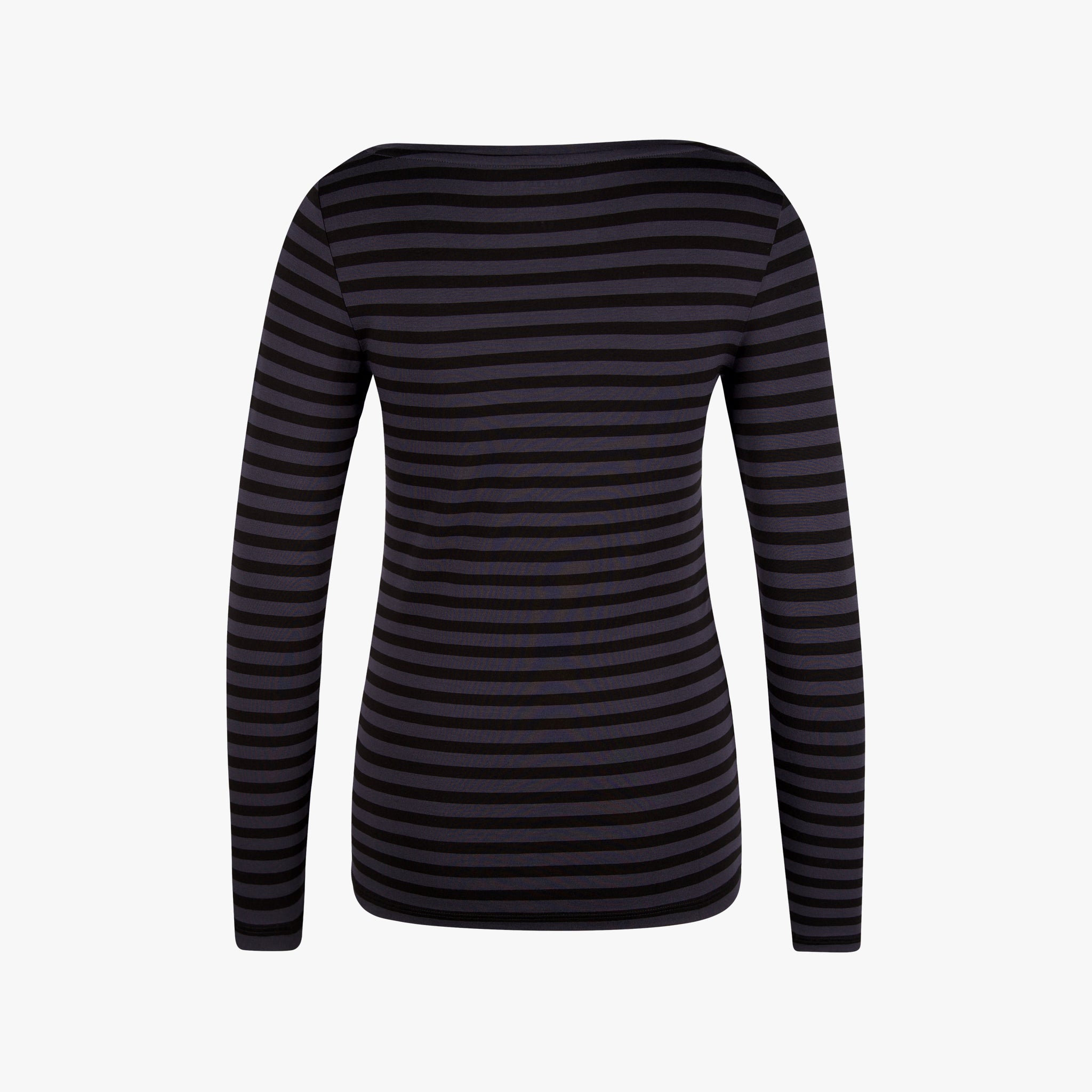 Majestic Ringelshirt | grau
