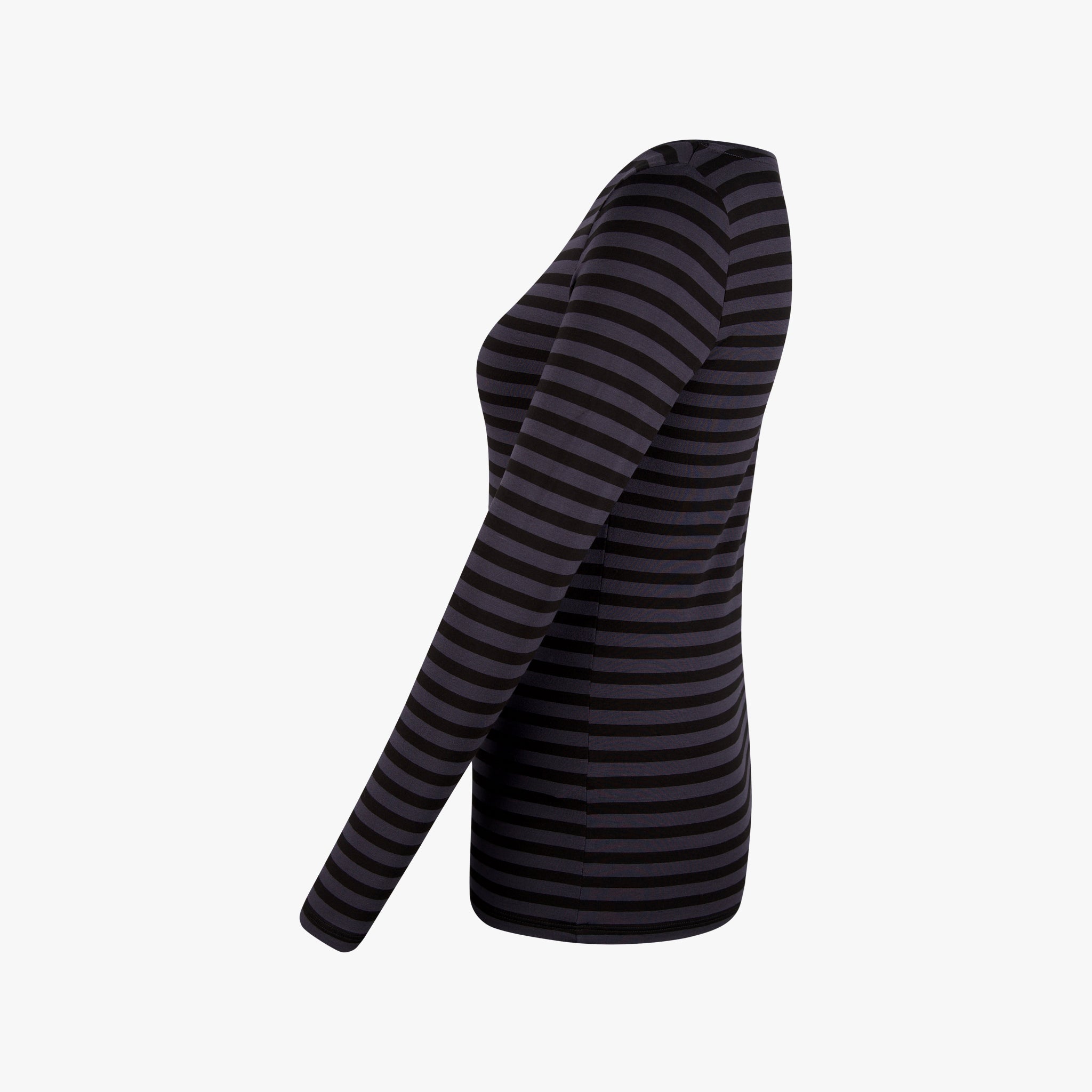 Majestic Ringelshirt | grau