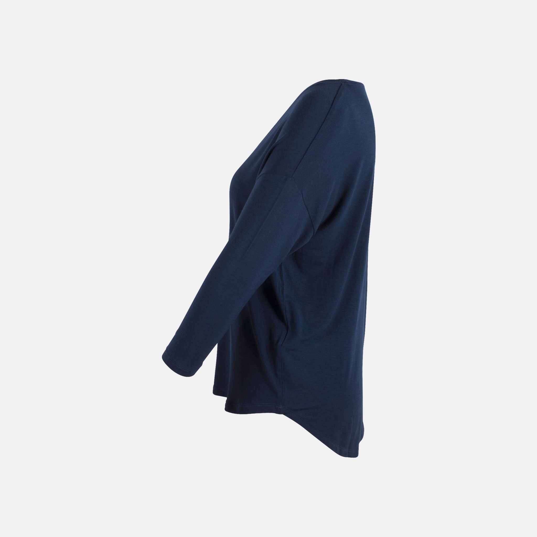 V-Boxy-Shirt Majestic | indigo