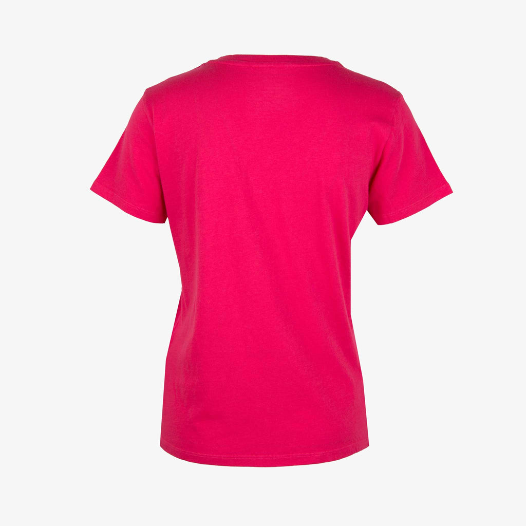 Majestic V-Shirt Cotton | fuchsia