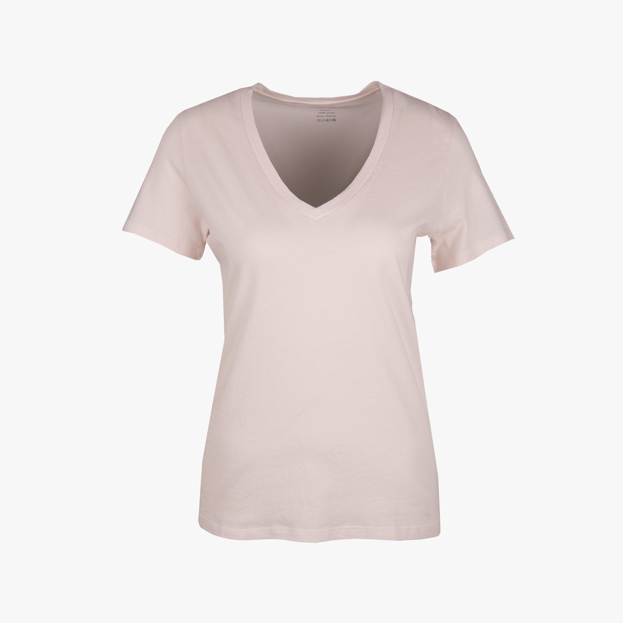 Majestic V-Shirt Cotton | puder