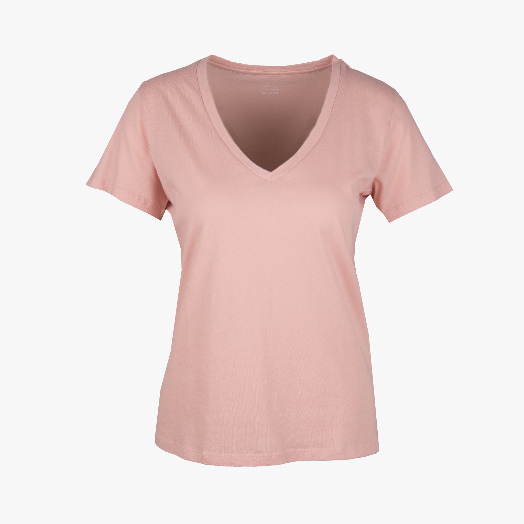 Majestic V-Shirt Cotton | rose