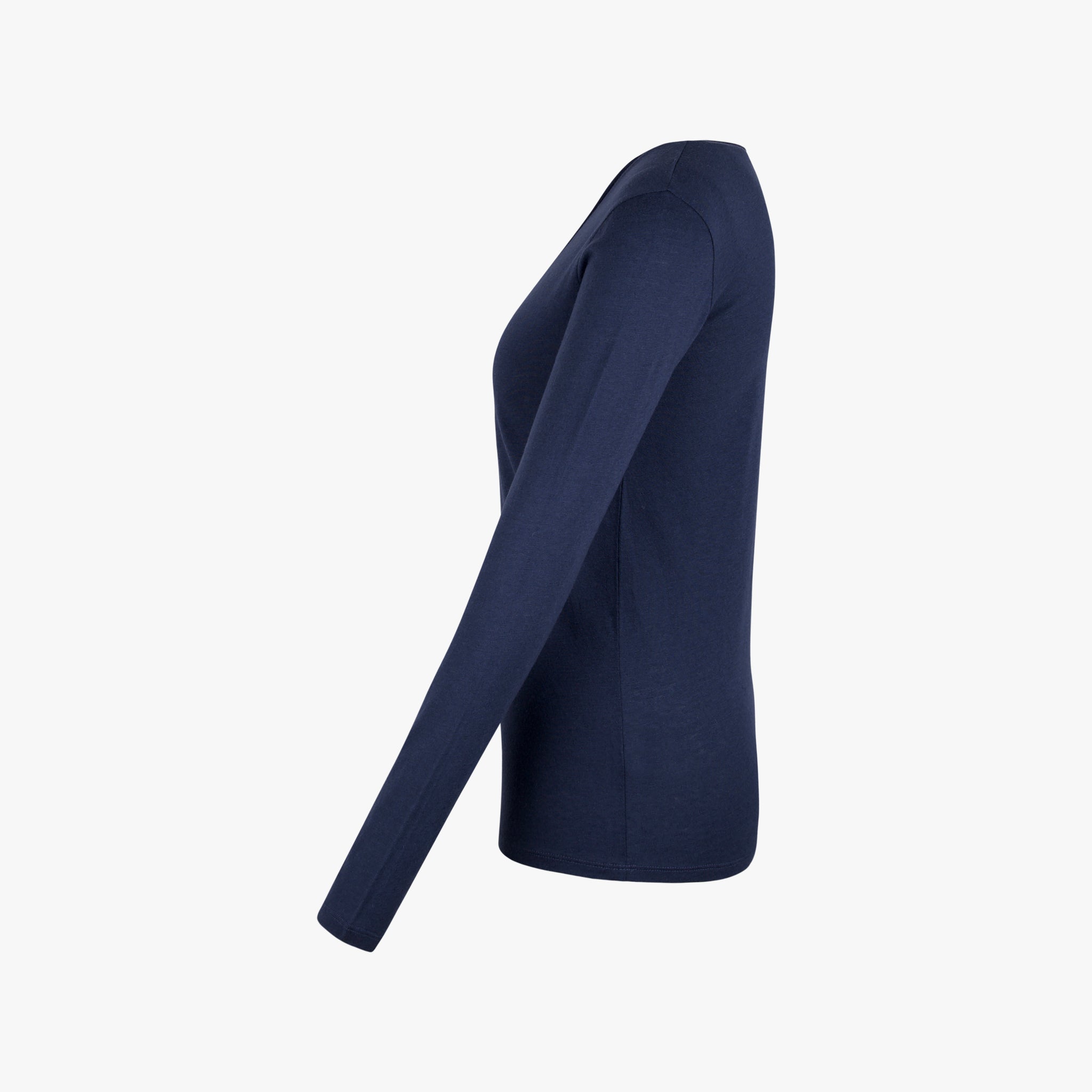 Majestic Filatures V-Shirt | blau