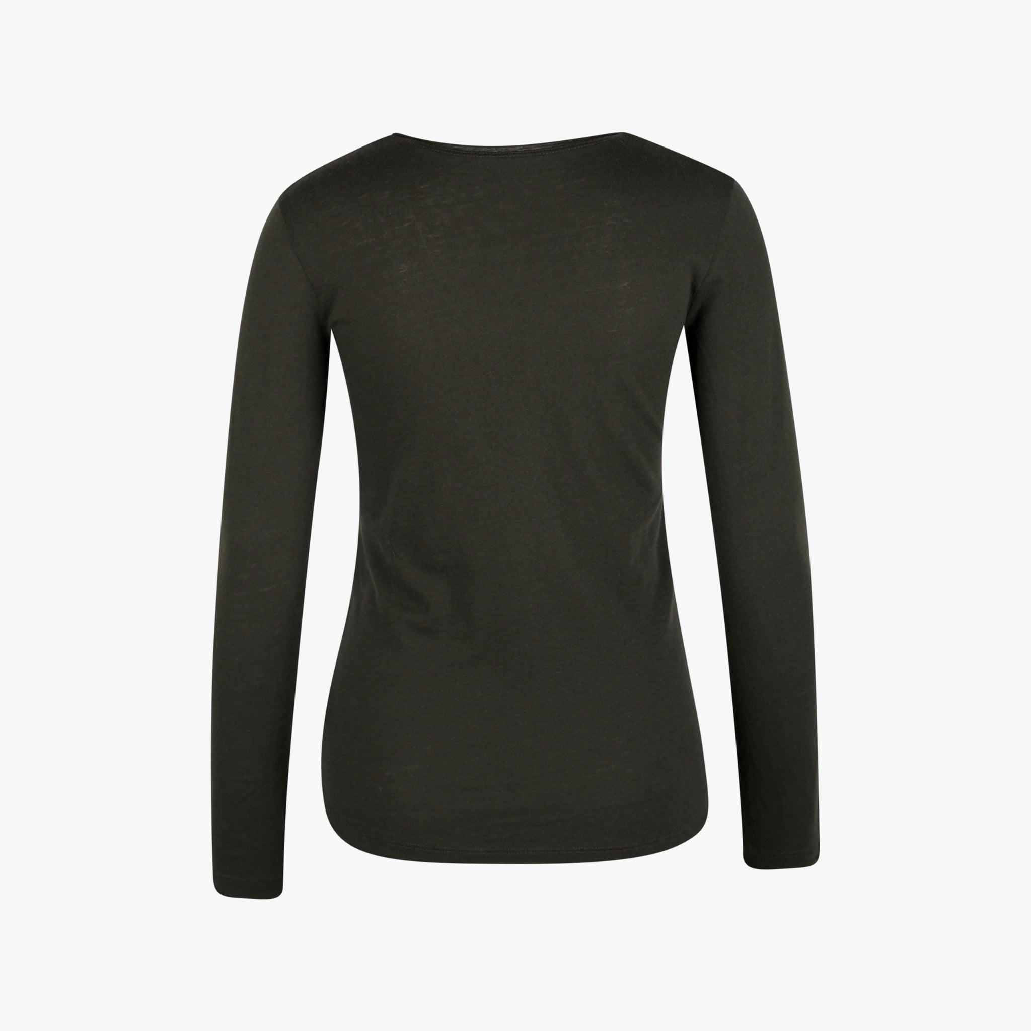 Majestic Filatures V-Shirt | dunkelgrün