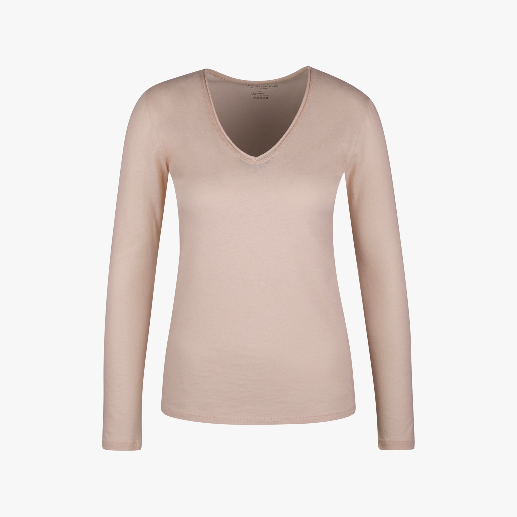 Majestic Filatures V-Shirt | puder