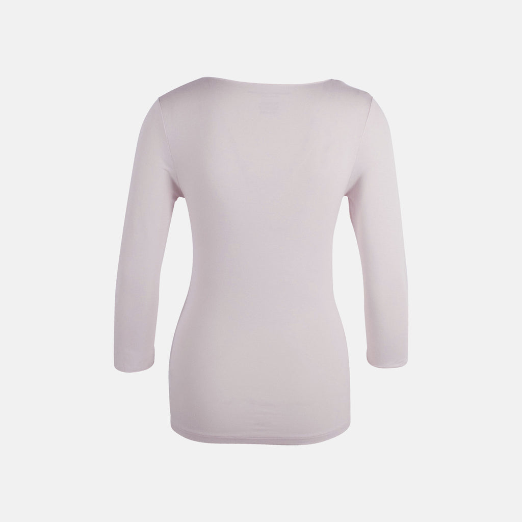Shirt V-Ausschnitt | puder