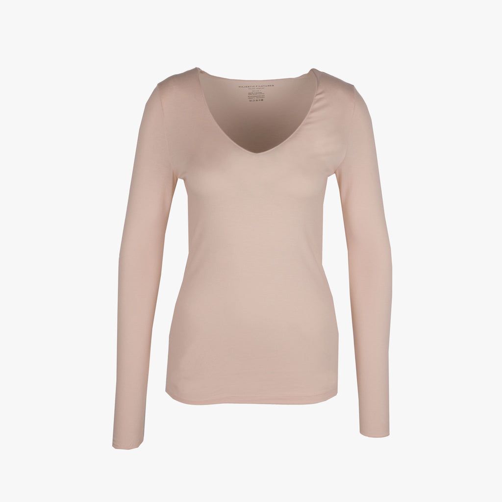 Majestic V-Shirt | puder