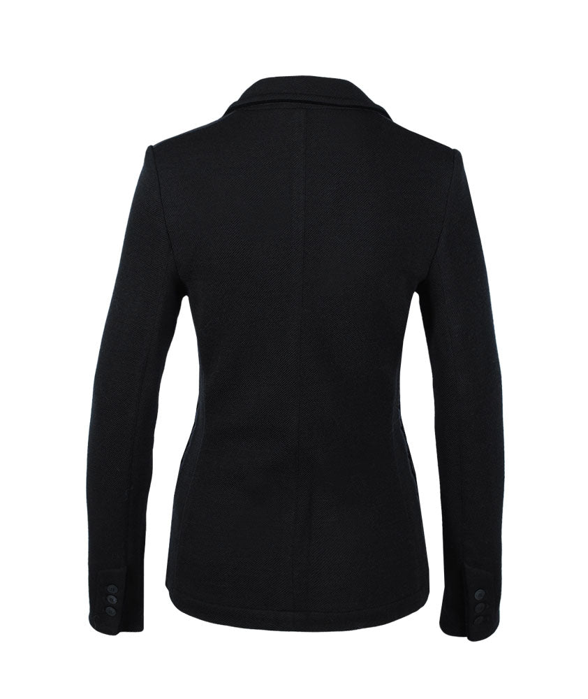 Jerseyblazer Terry | schwarz
