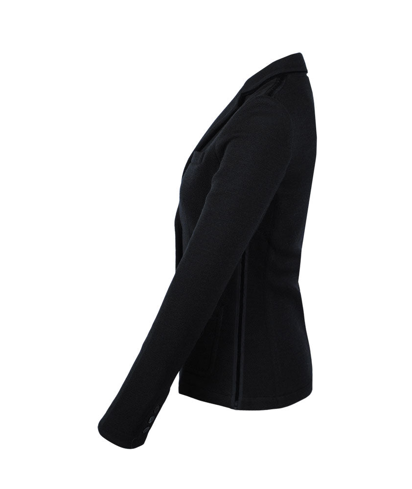 Jerseyblazer Terry | schwarz