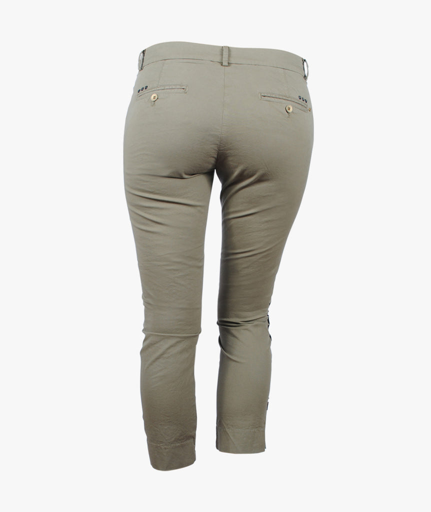 Chino Curvie Capri | khaki