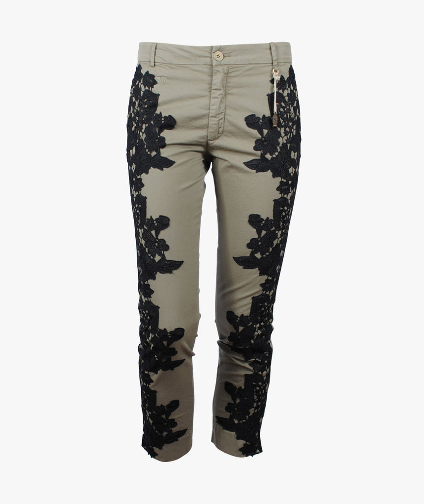 Chino Curvie Capri | khaki
