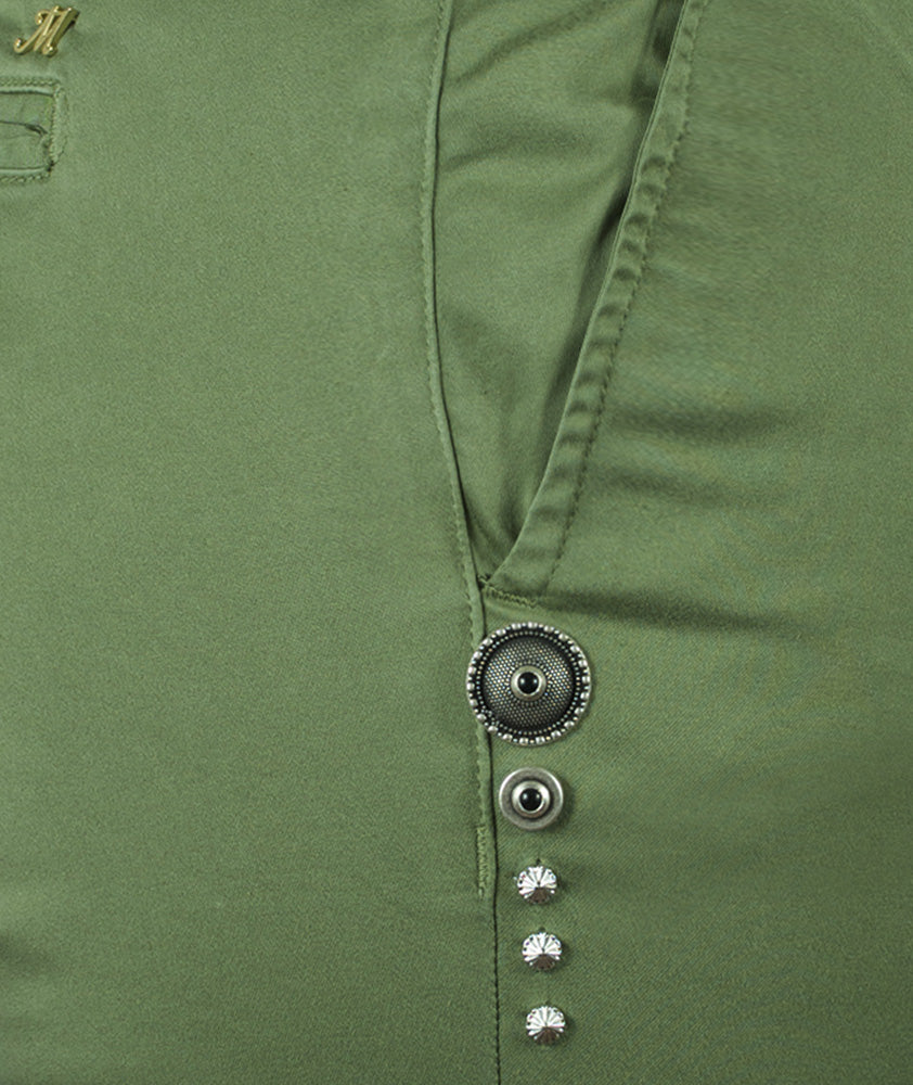 Chino Jaqueline Curvy | grün