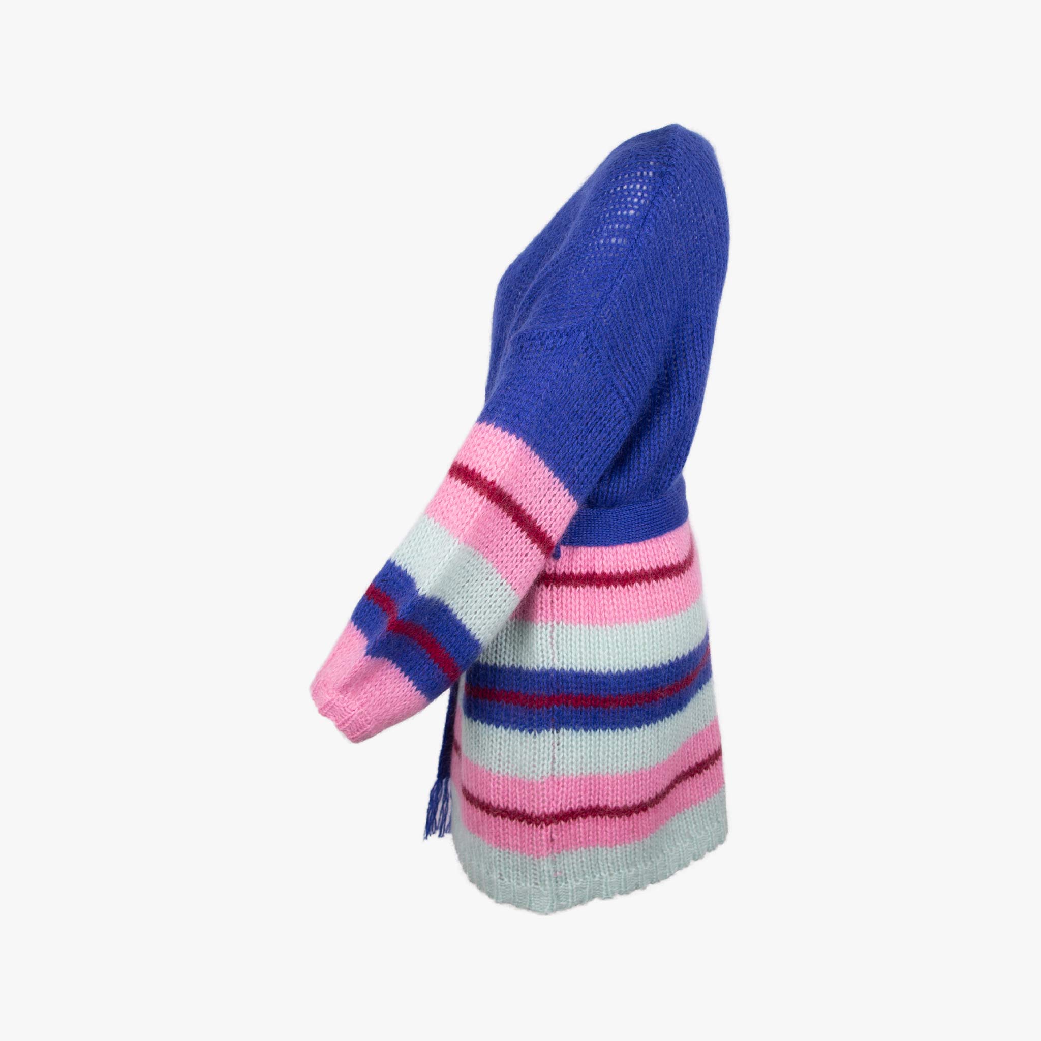ME369 Cardigan Open Joil | blau