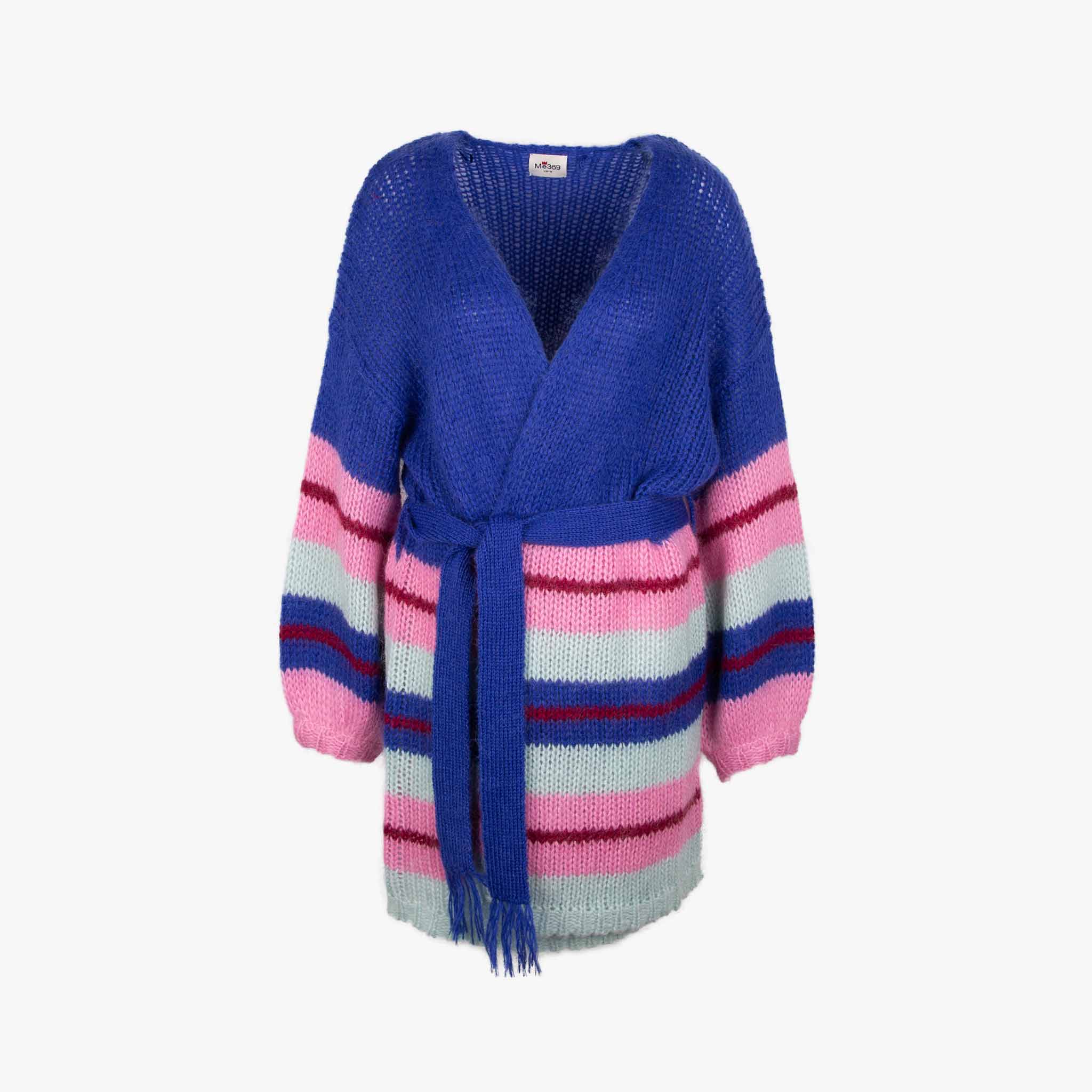 ME369 Cardigan Open Joil | blau