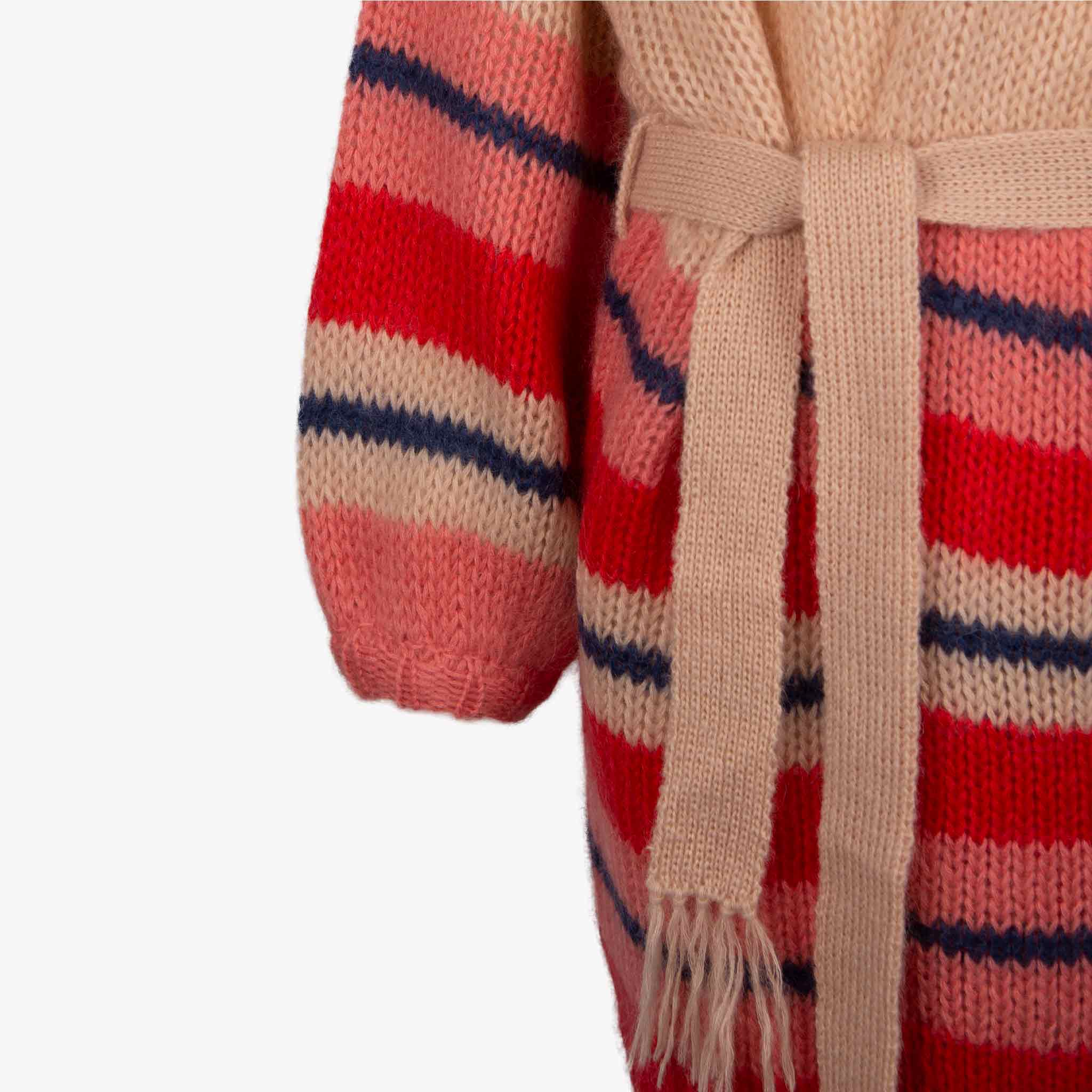 ME369 Cardigan Open Joil | rose
