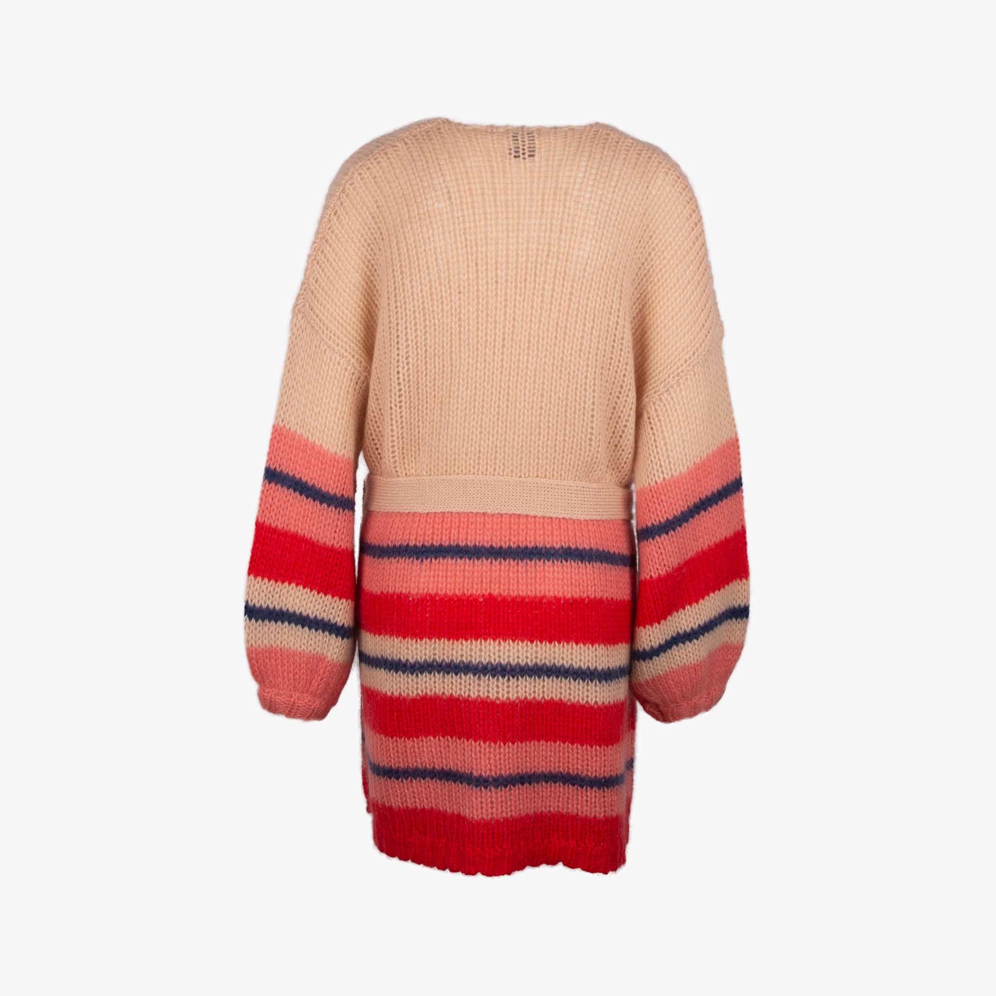 ME369 Cardigan Open Joil | rose