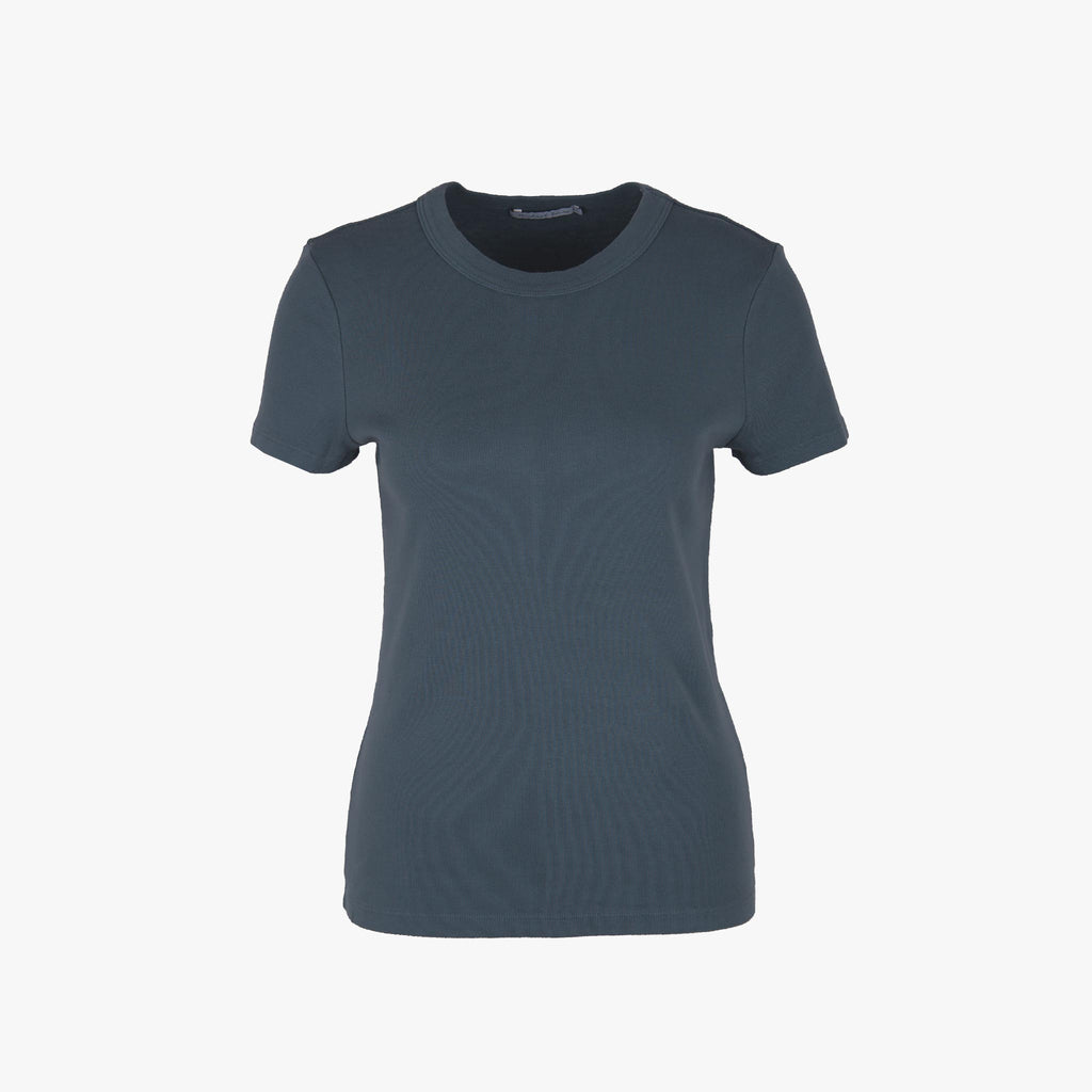 Michael Stars Rundhals Shirt sportiv | blaugrau