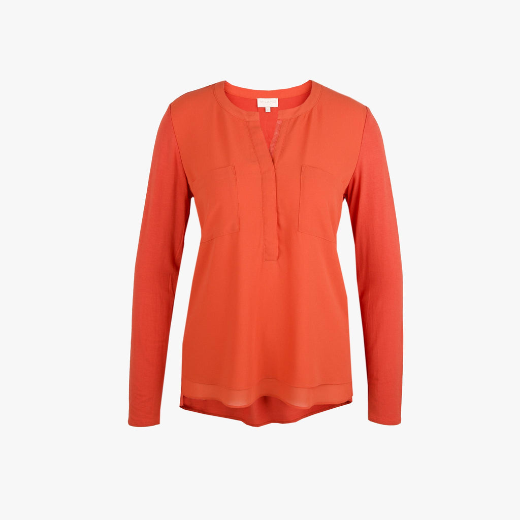 Milano Italy Blusenshirt | orange