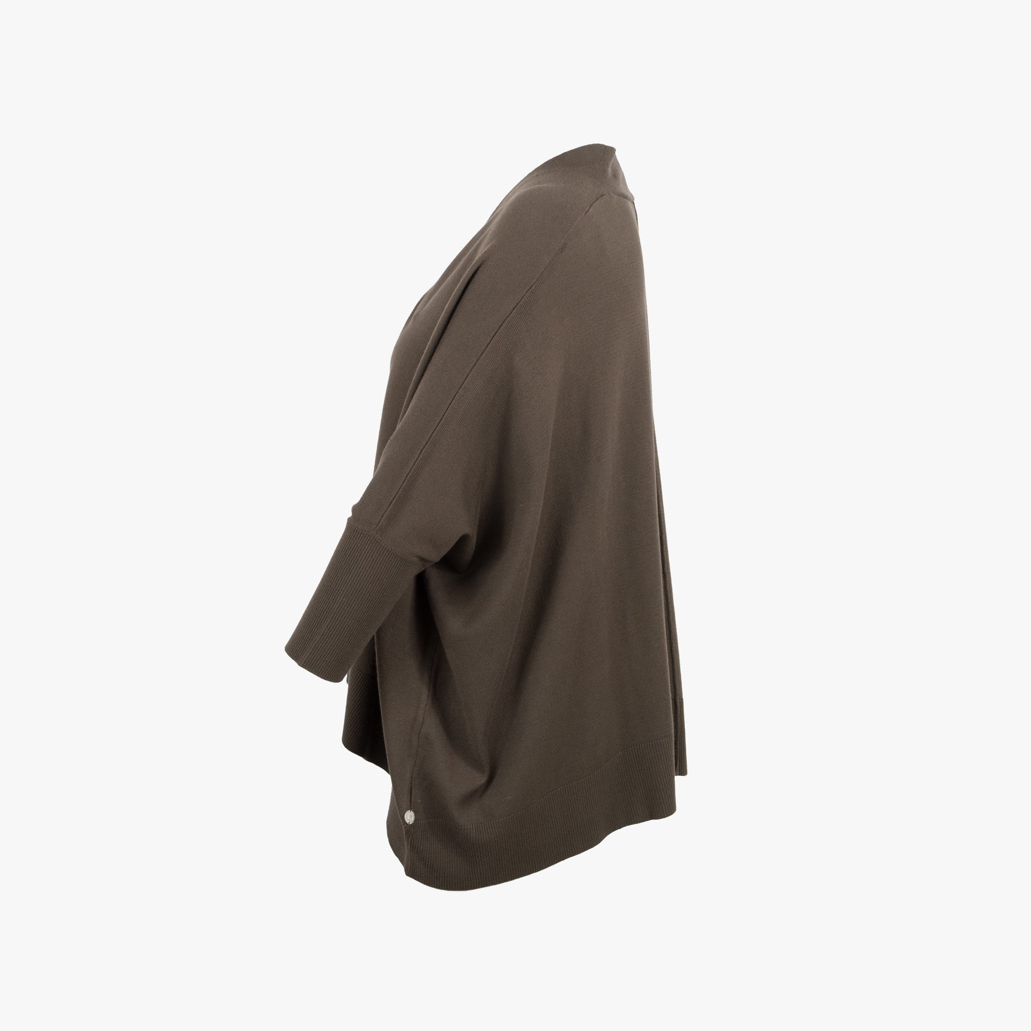 Cardigan open Viskose | grün