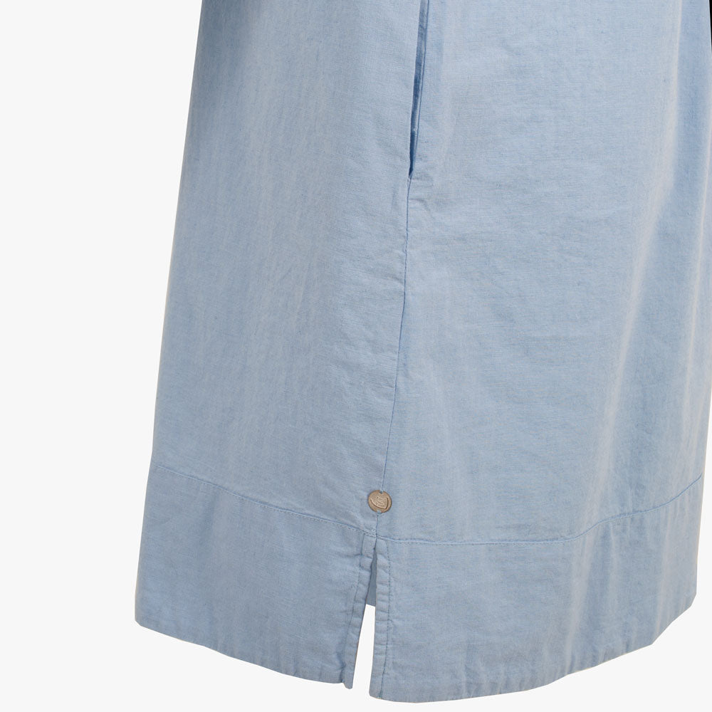 Milano Italy 1/1 Kleid Leinen | blau