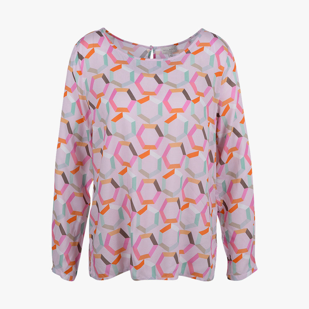 RH-Bluse Grafikprint (multicolor, 32) | multicolor