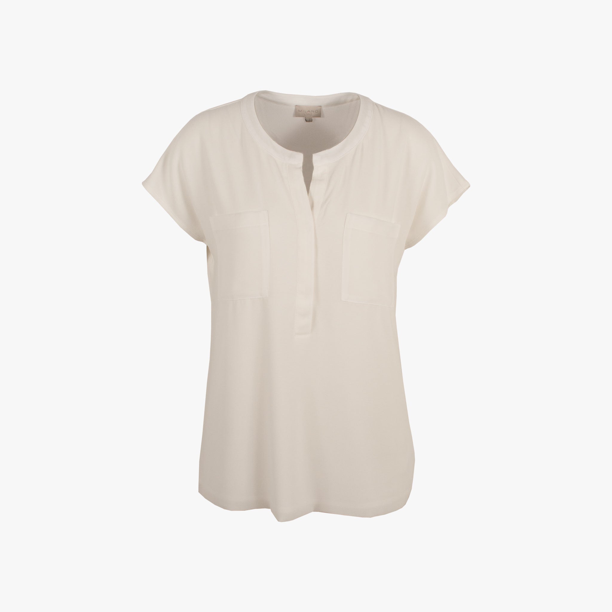 Milano Italy Shirtbluse uni | offwhite