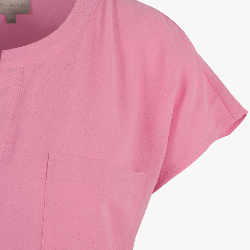 Milano Italy Shirtbluse uni | rose