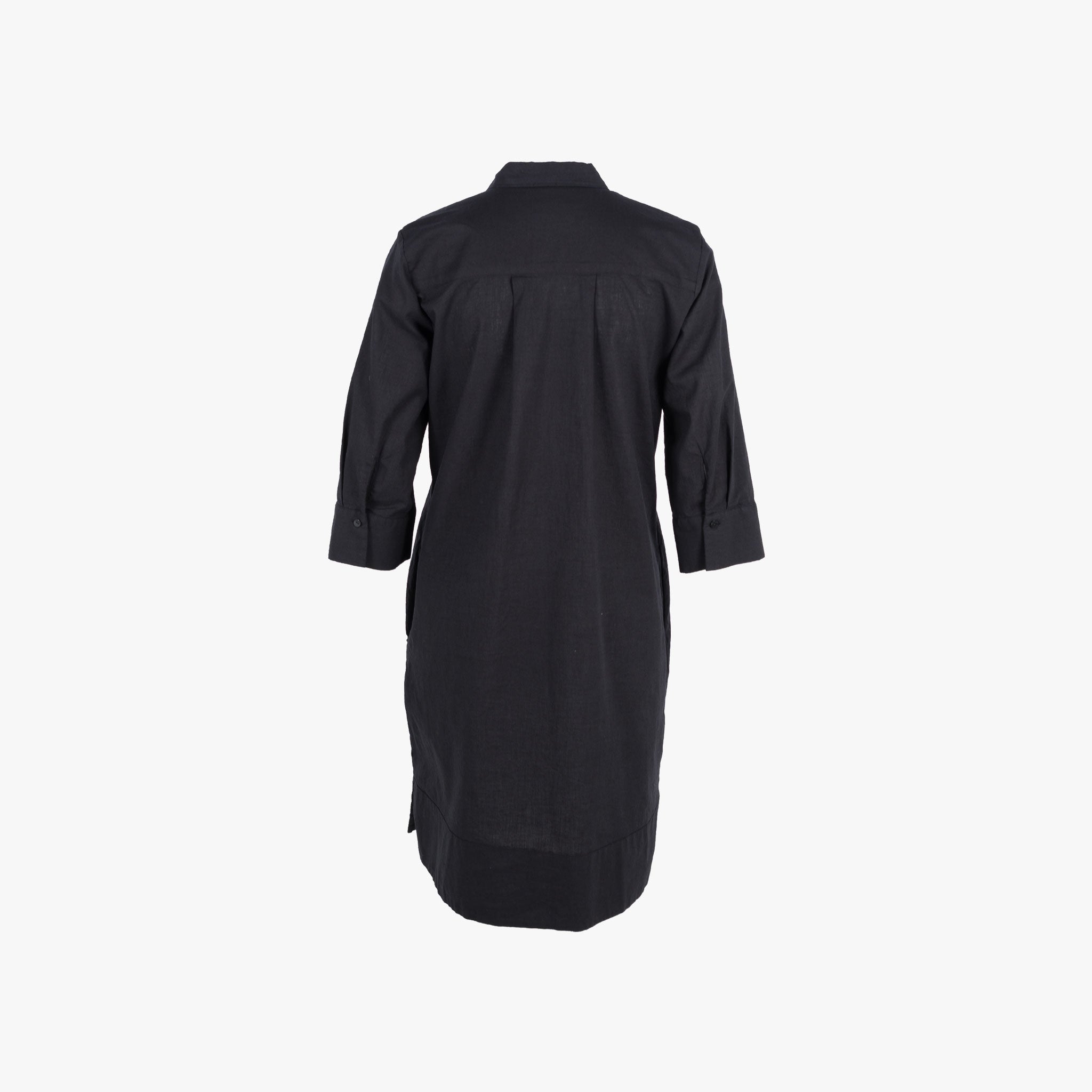 Milano Italy Kleid Leinen | schwarz