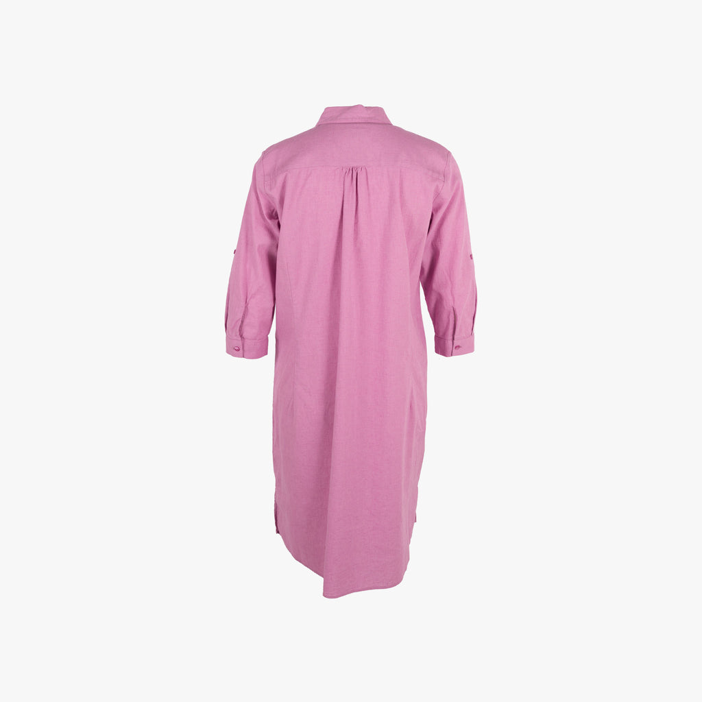 Milano Italy Kleid Leinenmix | rosenholz
