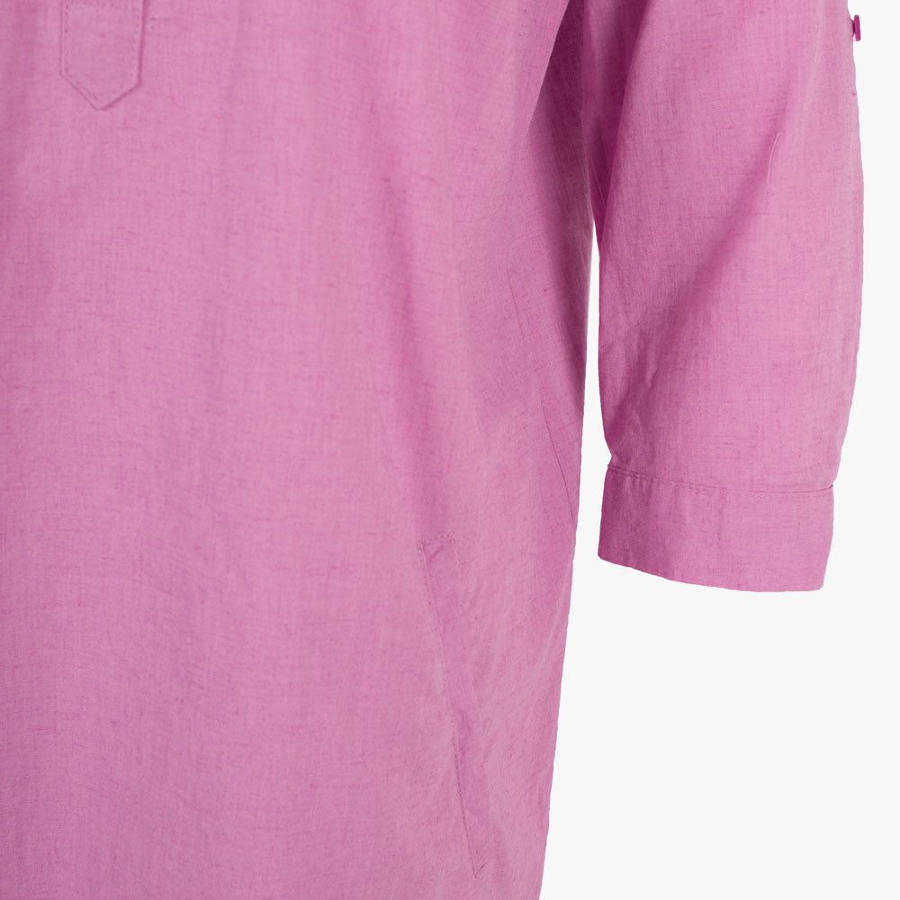 Milano Italy Kleid Leinenmix | rosenholz