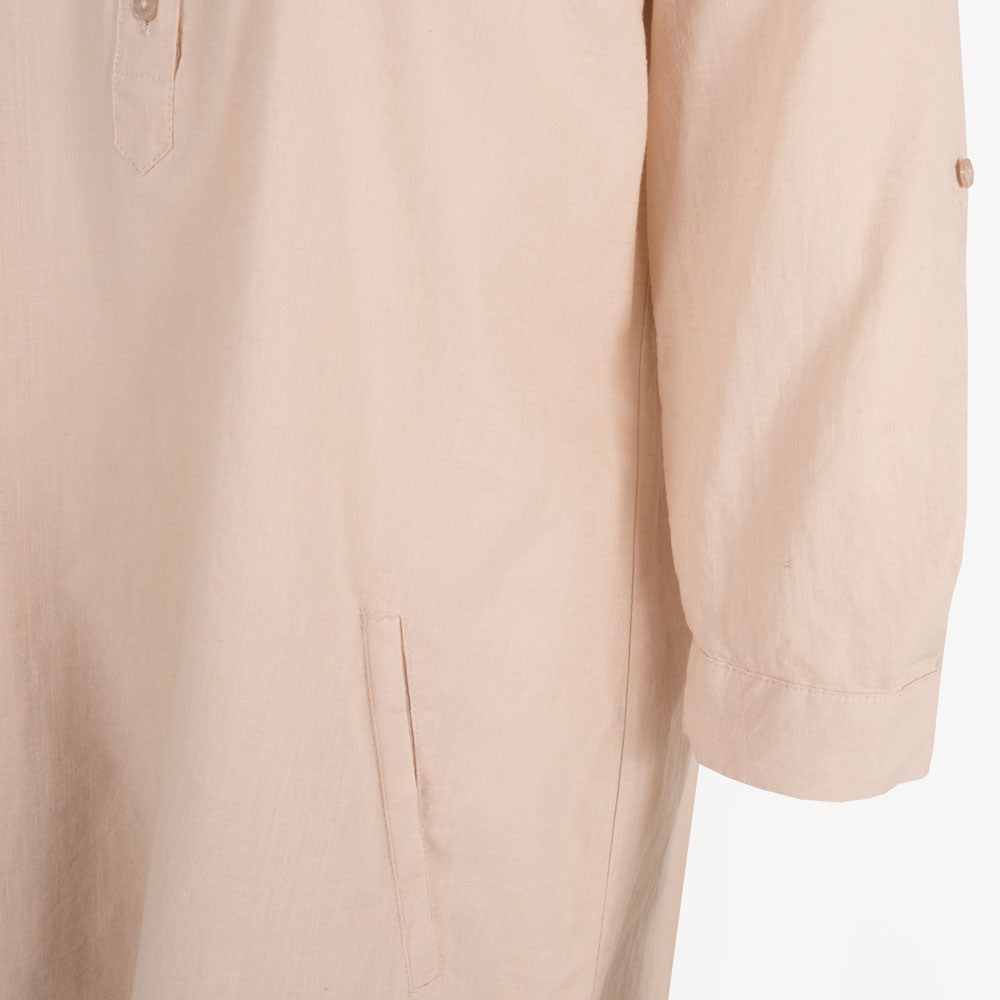 Milano Italy Kleid Leinenmix | sand