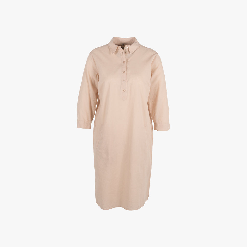Milano Italy Kleid Leinenmix | sand