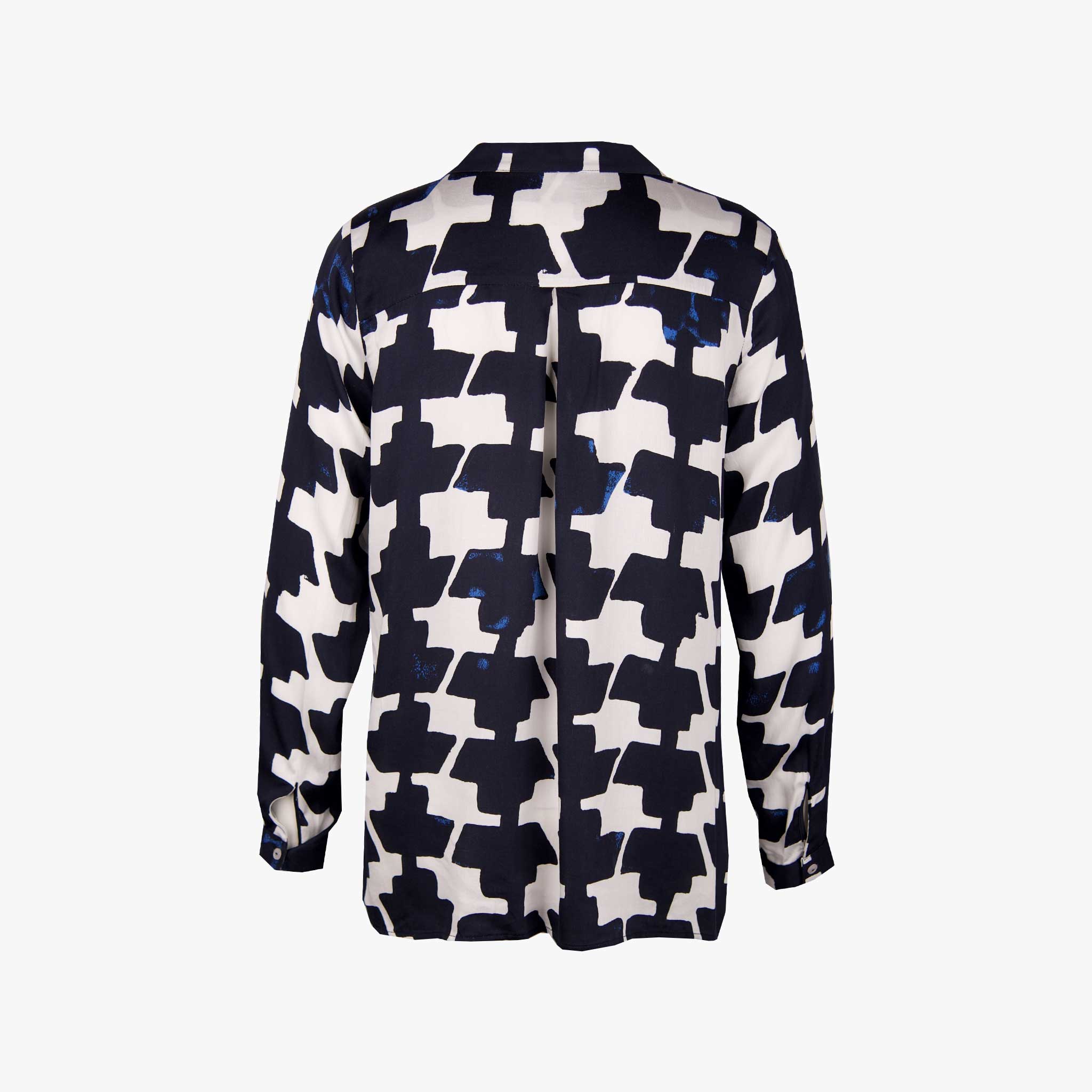 Milano Italy Schlupfbluse Print | navy