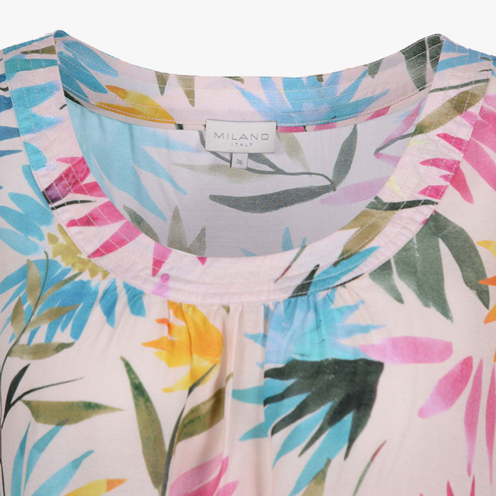 Tunikabluse Flowerprint (multicolor, 32) | multicolor