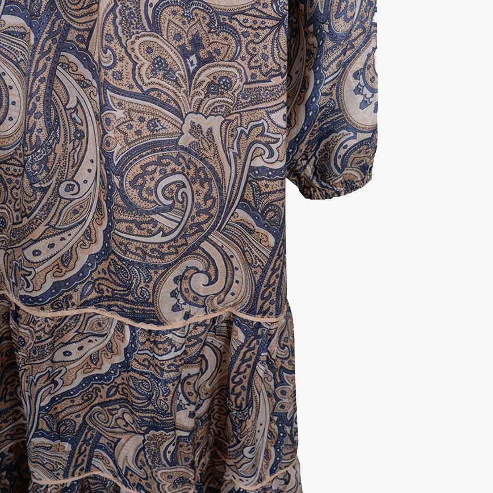 Kleid Tinka Paisley | blau