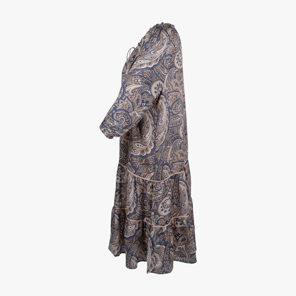 Kleid Tinka Paisley | blau