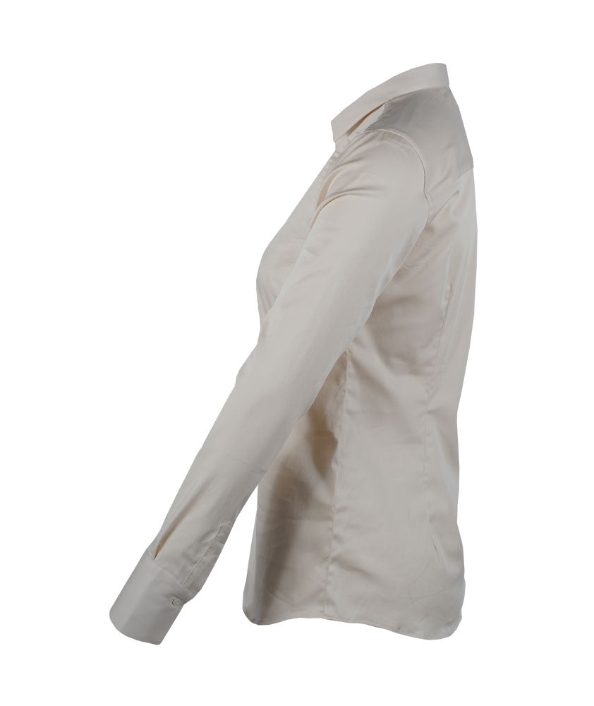 Bluse Classic uni | beige