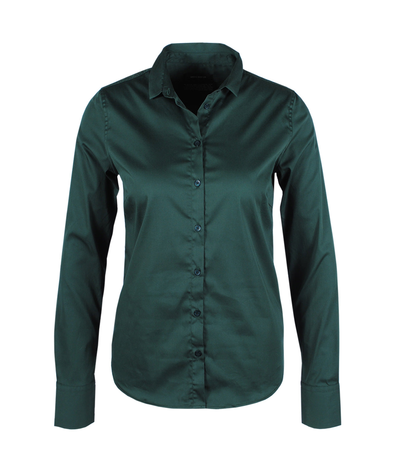 Bluse Classic uni | grün