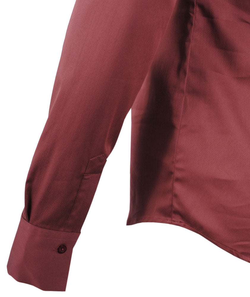 Bluse Classic uni | mauve