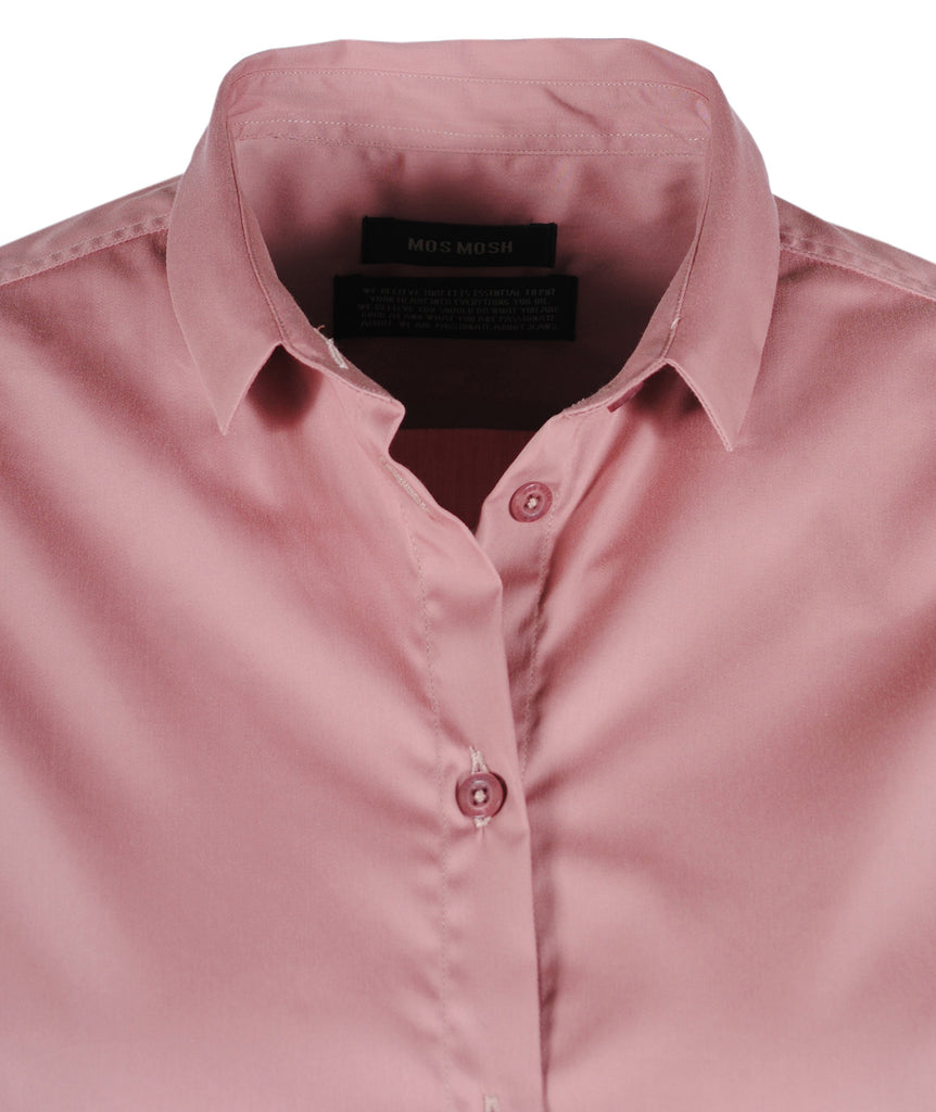Bluse Classic uni | rose