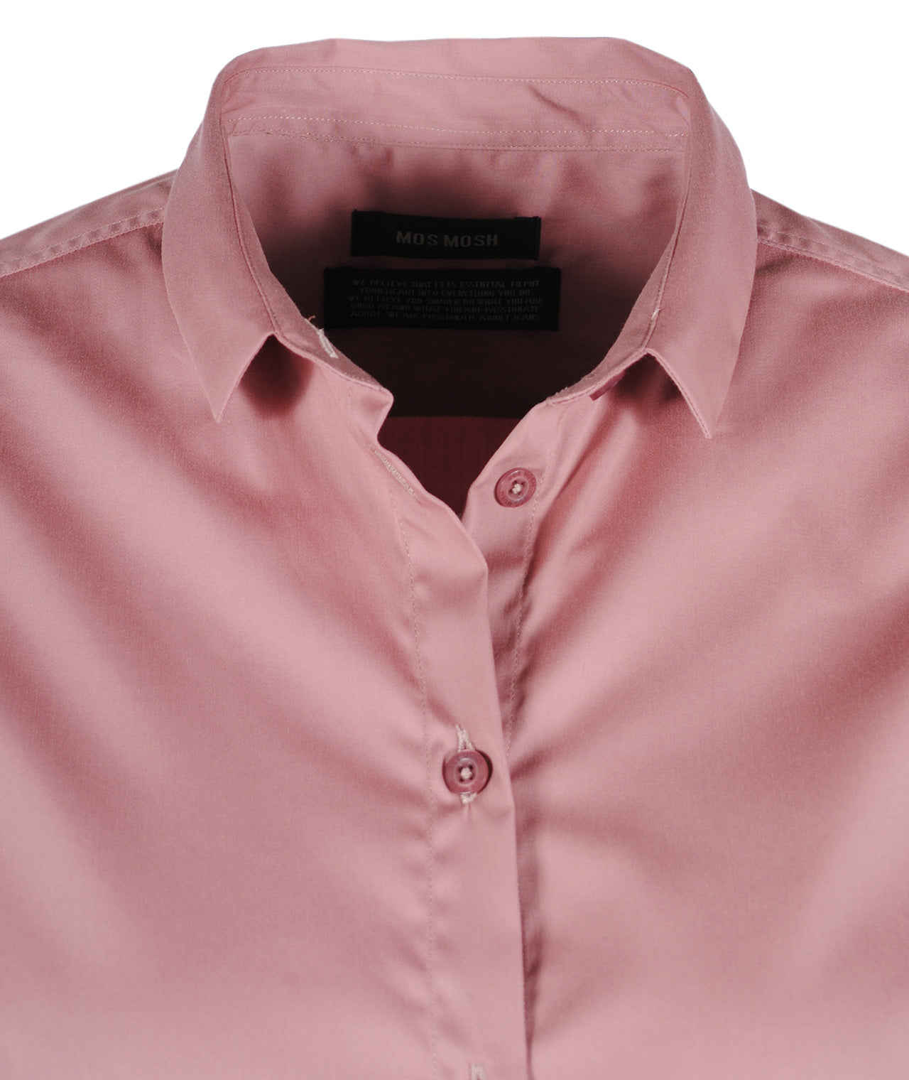 Bluse Classic uni | rose