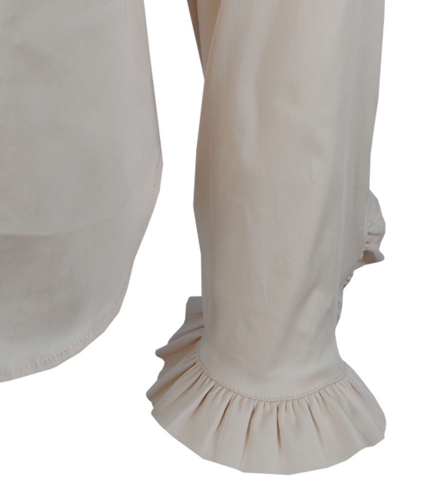 Bluse Mattie Rüsche | beige