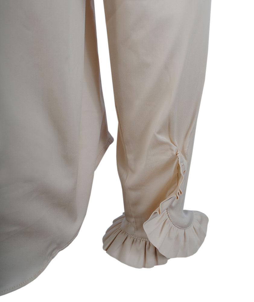Bluse Mattie Rüsche | beige