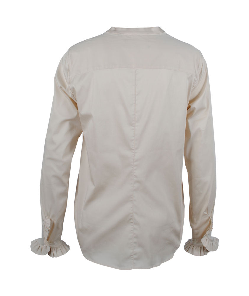 Bluse Mattie Rüsche | beige