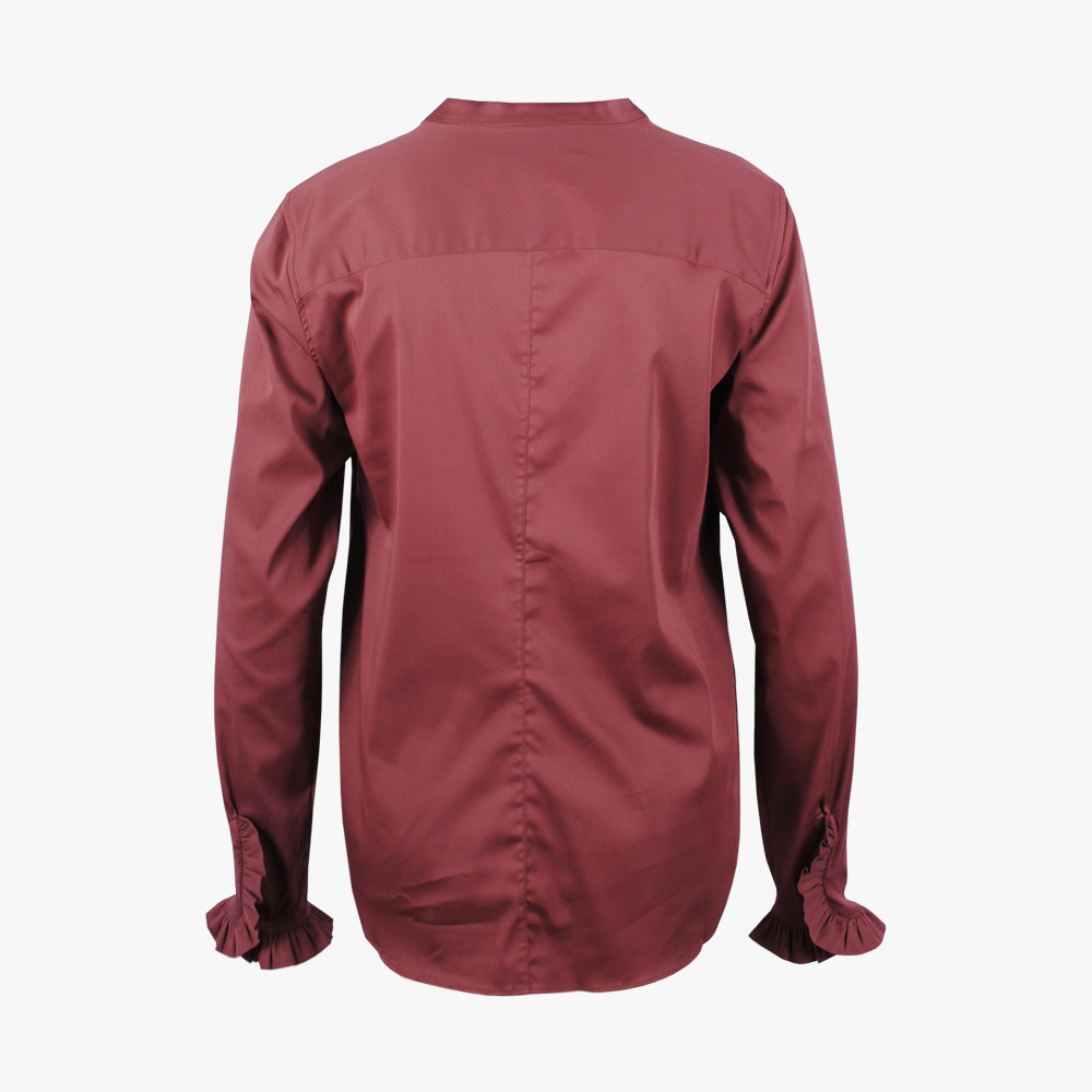 Bluse Mattie Rüsche | mauve