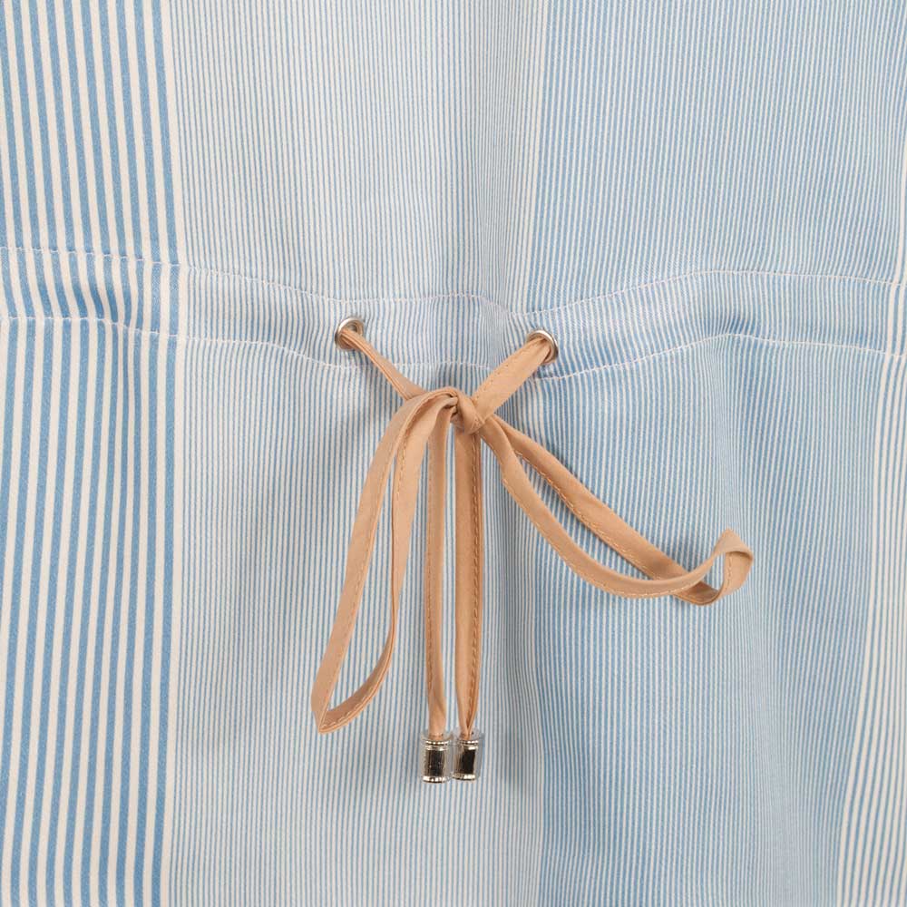 Mos Mosh Blusenshirt Rikas Island | blau-weiß