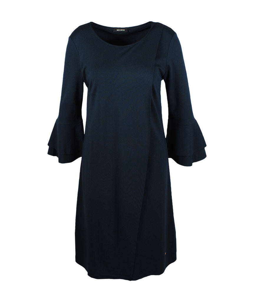 Kleid Volantärmel | petrol
