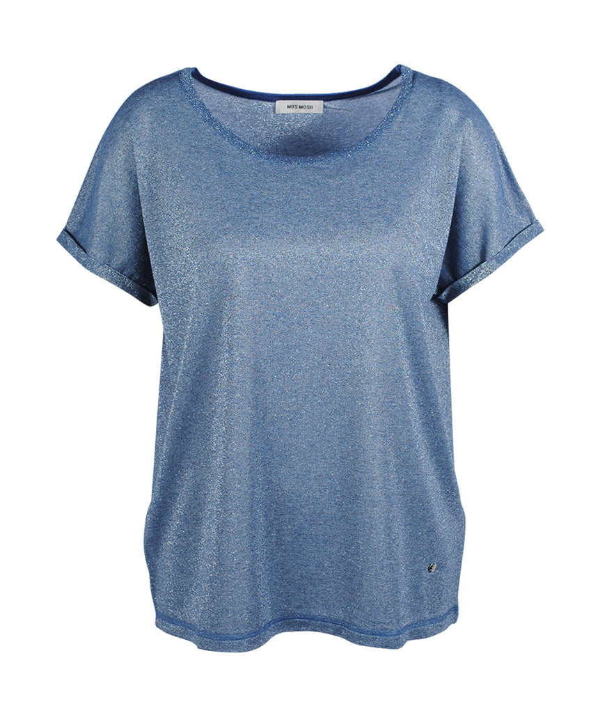 RH-Shirt Lurex Kay | blau